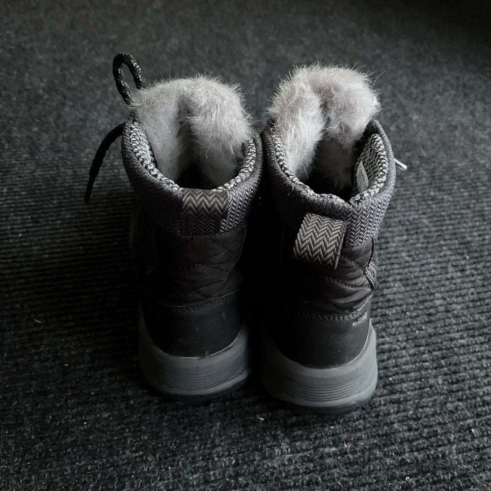 Columbia Paninaro Omni-Heat Winter Boots Womens 6.5 Black Waterproof Faux Fur